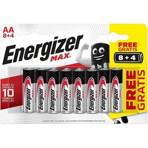 ΜΠΑΤΑΡΙΑ ENERGIZER MAX LR6 AA 8+4