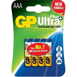 ΜΠΑΤΑΡΙΑ GP ALKALINE ULTRA PLUS LR03 AAA 4ΤΕΜ