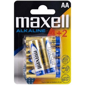 ΜΠΑΤΑΡΙΕΣ MAXELL ALKALINE 2A 4+2PACK