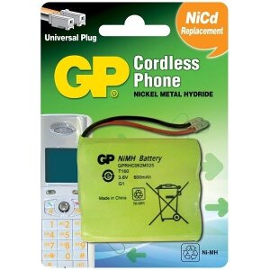 BATTERY FOR CORDLESS PHONE GP 3XAA 3.6V NIMH 650MAH GPT160