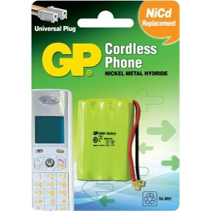 BATTERY FOR CORDLESS PHONE GP 3XAAA 3.6V NIMH 550MAH GPT207