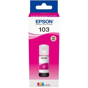 ΓΝΗΣΙΟ ΜΕΛΑΝΙ EPSON 103 MAGENTA ΜΕ OEM:C13T00S34A