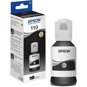 ΓΝΗΣΙΟ ΜΕΛΑΝΙ EPSON 110 BLACK INK BOTTLE ΜΕ OEM:C13T03P14A