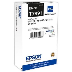 ΓΝΗΣΙΟ ΜΕΛΑΝΙ EPSON BLACK XXL ΜΕ OEM: C13T789140