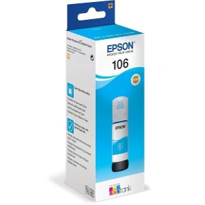 ΓΝΗΣΙΟ ΜΕΛΑΝΙ EPSON CYAN T106 70ML ΜΕ OEM:C13T00R240