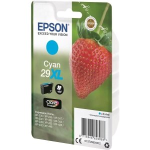 ΓΝΗΣΙΟ ΜΕΛΑΝΙ EPSON CYAN XL ΜΕ OEM: C13T29924012