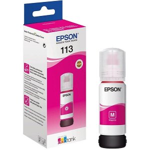 ΓΝΗΣΙΟ ΜΕΛΑΝΙ EPSON MAGENTA 113 ECOTANK ΜΕ OEM:C13T06B340