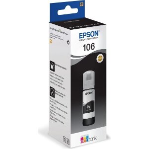 ΓΝΗΣΙΟ ΜΕΛΑΝΙ EPSON PHOTO BLACK T106 70ML ΜΕ OEM:C13T00R140