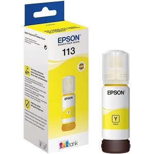 ΓΝΗΣΙΟ ΜΕΛΑΝΙ EPSON YELLOW 113 ECOTANK ΜΕ OEM:C13T06B440