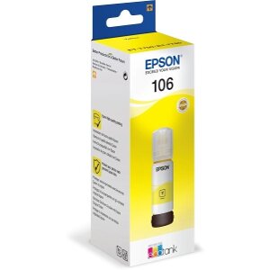 ΓΝΗΣΙΟ ΜΕΛΑΝΙ EPSON YELLOW T106 70ML ΜΕ OEM:C13T00R440