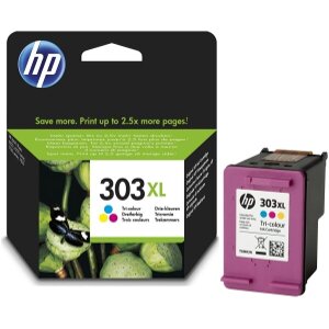 ΓΝΗΣΙΟ ΜΕΛΑΝΙ HEWLETT PACKARD NO 303XL TRI-COLOUR ΜΕ OEM:T6N03AE