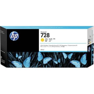 ΓΝΗΣΙΟ ΜΕΛΑΝΙ HEWLETT PACKARD NO. 728 ΓΙΑ DESIGNJET T730/T830 YELLOW 300 ML OEM: F9K15A