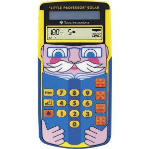 TEXAS INSTRUMENTS LITTLE PROFESSOR SOLAR LITTLE PROFESSOR SOLAR