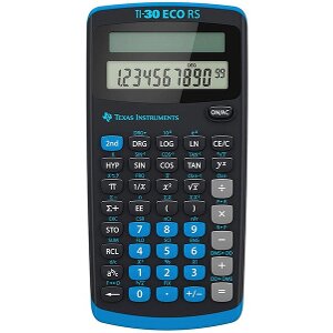 TEXAS INSTRUMENTS TI 30 ECO RS TI-30 ECO RS