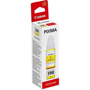 ΓΝΗΣΙΟ ΜΕΛΑΝΙ CANON GI-590Y YELLOW ΜΕ OEM:1606C001