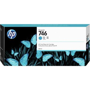 ΓΝΗΣΙΟ ΜΕΛΑΝΙ HEWLETT PACKARD 300ML NO.746: DESIGNJET Z6/Z6DR/Z9+/Z9+DR CYAN ΜΕ OEM: P2V80A