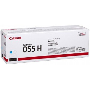 ΓΝΗΣΙΟ TONER CANON CYAN NO 055H HIGH CAPACITY ME ΟΕΜ:3019C002