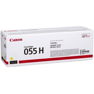 ΓΝΗΣΙΟ TONER CANON YELLOW NO 055H HIGH CAPACITY ME ΟΕΜ:3017C002