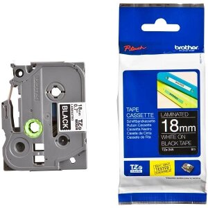 ΓΝΗΣΙΟ BROTHER P-TOUCH BLACK/WHITE 8M X 18 MM OEM: TZE345