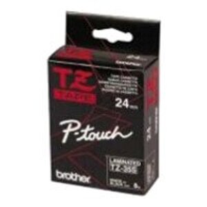 ΓΝΗΣΙΟ BROTHER P-TOUCH BLACK/WHITE 8M X 24MM OEM: TZE-355
