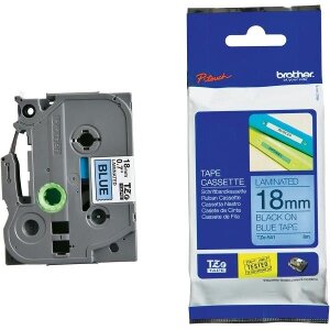 ΓΝΗΣΙΟ BROTHER P-TOUCH BLUE/BLACK 8M X 18MM OEM: TZE541