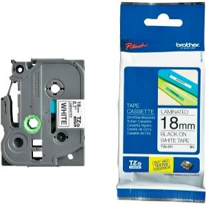 ΓΝΗΣΙΟ BROTHER P-TOUCH WHITE/BLACK 18 MM OEM: TZ 241CIV