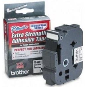 ΓΝΗΣΙΟ BROTHER P-TOUCH WHITE/BLACK 8M X 24MM OEM: TZE-S251
