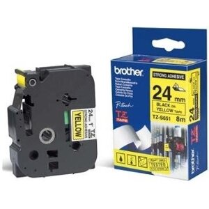 ΓΝΗΣΙΟ BROTHER P-TOUCH YELLOW/BLACK 8M X 24MM OEM: TZE-S651