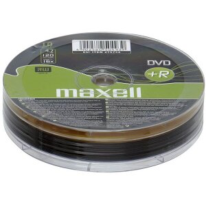 MAXELL DVD+R 4.7 GB 16X 10PCS