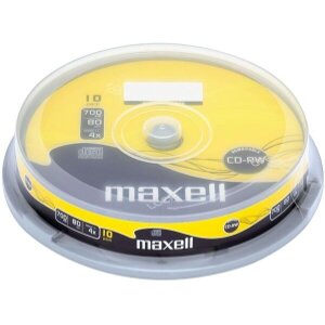 CD-RW80 MAXELL 700MB 52X 10PK