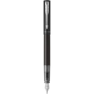 ΠΕΝΑ PARKER VECTOR XL METALLIC BLACK C.C. FOUNTAIN PEN M