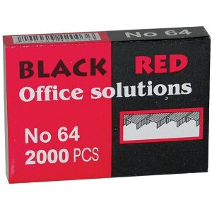 ΣΥΡΜΑΤΑ ΣΥΡΡΑΠΤΙΚΗΣ ΝΟ64 2000 ΤΕΜΑΧΙΑ BLACK-RED