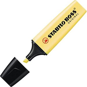 ΜΑΡΚΑΔΟΡΟΙ STABILO BOSS 70/144 PASTEL YELLOW