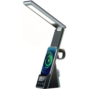 G-ROC N61 DESK LAMP BLACK WITH WIRELESS QI CHARGER