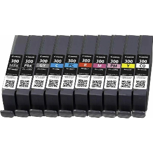 CANON ΜΕΛΑΝΙ INKJET PFI-300 COLOR MULTIPACK 10PCS ΜΕ OEM:4192C008