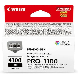 CANON ΜΕΛΑΝΙ INKJET PFI4100PBK PHOTO BLACK ΜΕ OEM:6777C001