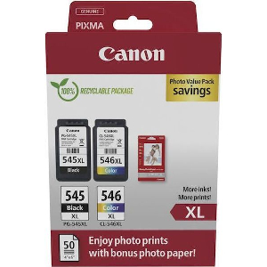 CANON ΜΕΛΑΝΙ INKJET PG-545XL/CL-546XL PHOTO VALUE ΜΕ OEM:8286B011
