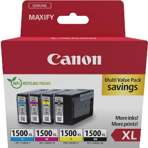 CANON ΜΕΛΑΝΙ INKJET PGI-1500XL CMYK MULTIPACK ΜΕ OEM:9182B010