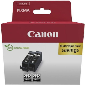 CANON ΜΕΛΑΝΙ INKJET PGI-525 TWIN PACK BLACK ΜΕ OEM:4529B017