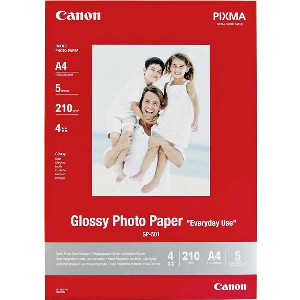 CANON ΦΩΤΟΓΡΑΦΙΚΟ ΧΑΡΤΙ GLOSSY A4 200 G/M² 5 ΦΥΛΛΑ ΜΕ OEM:0775B076