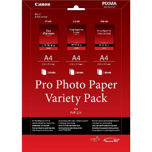 ΦΩΤΟΓΡΑΦΙΚΟ ΧΑΡΤΙ CANON VARIETY PACK A4 PVP-201 ΜΕ OEM:6211B021