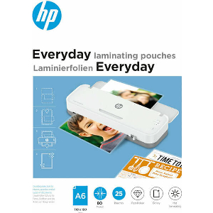 HP 9156 EVERYDAY ΦΥΛΛΑ ΠΛΑΣΤΙΚΟΠΟΙΗΣΗΣ A6 80 MICRONS 25ΤΜΧ