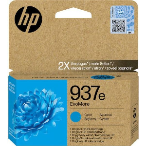 HP ΜΕΛΑΝΙ INKJET NO.937E CYAN ΜΕ OEM:4S6W6NE