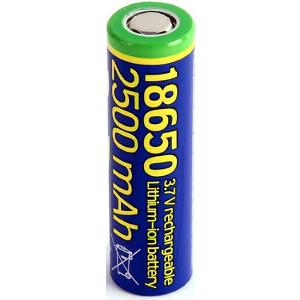 GEMBIRD RECHARGEABLE BATTERY 18650 (10C), 2500 MAH