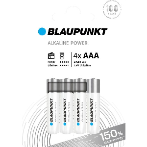 BLAUPUNKT ΜΠΑΤΑΡΙΑ LR03 AAA ALKALINE POWER (4TEM) 150% MORE ENERGY