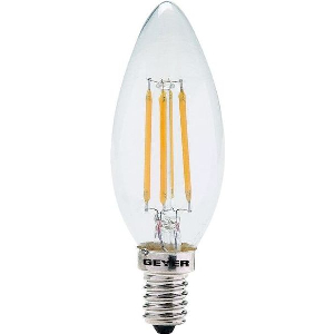 ΛΑΜΠΤΗΡΑΣ GEYER LED ΚΕΡΙ FILAMENT C35 4W E14 4000K 380LM DIM