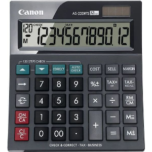 CANON AS220RTS 12 DIGIT CALCULATOR