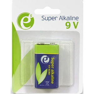 ENERGENIE ALKALINE 9V 6LR61 BATTERY RETAIL PACK EG-BA-6LR61-01