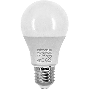 ΛΑΜΠΤΗΡΑΣ GEYER LED ΚΛΑΣΙΚΗ A60 8W E27 4000K 12-30V AC/DC IP44