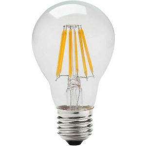 ΛΑΜΠΤΗΡΑΣ GEYER LED ΚΛΑΣΙΚΗ FILAMENT A60 8W E27 2700K 880LM DIM